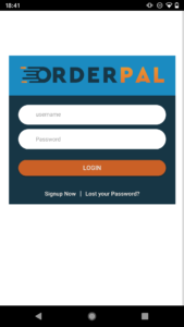 OrderPal Signup/Login